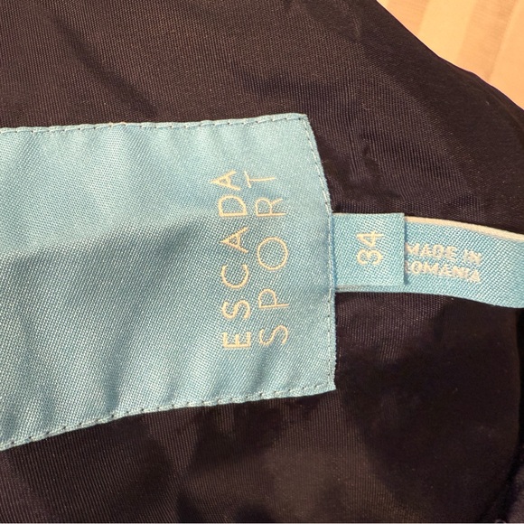 Escada Sport blue Nylon Jacket size 4 - Picture 8 of 8